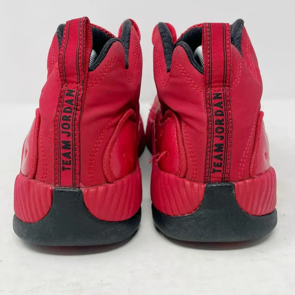 Jordan Red Leather Jumpman II Mid Gym Basketball Shoes Mens Size 8 2015